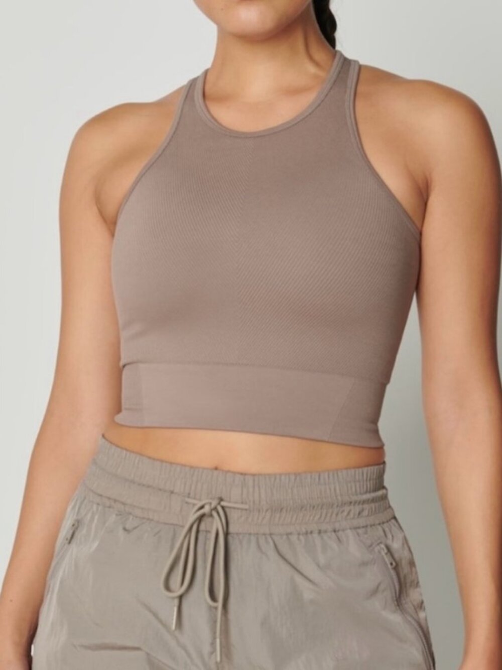 Abercrombie YPB Seamless Ribbed Scuba Workout Tank XS